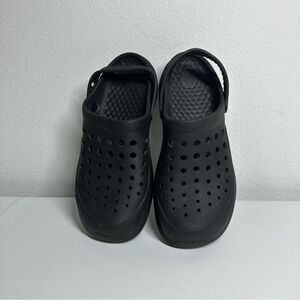 Joybees Mens 12 Active Clog black Breathable Shoes Sandals slip on water